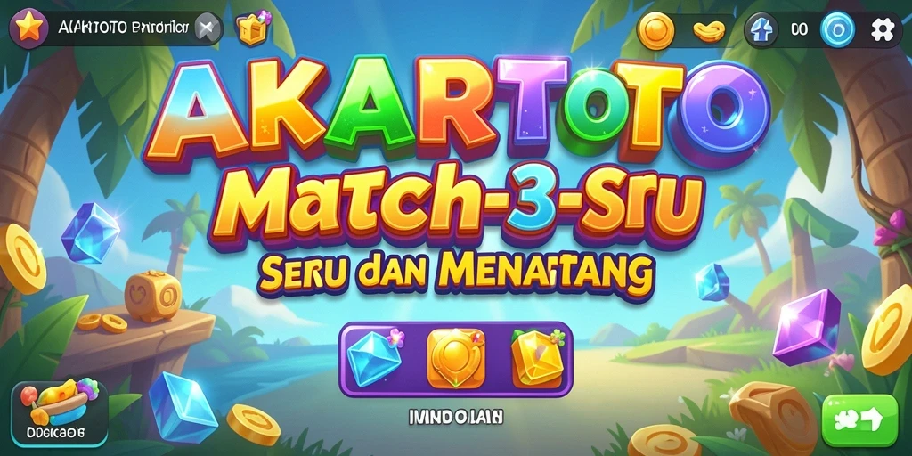 Tampilan menarik dari gameplay AKARTOTO yang seru.