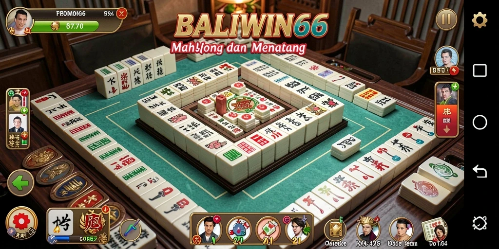 Gameplay Mahjong menantang di BALIWIN66 yang menarik.