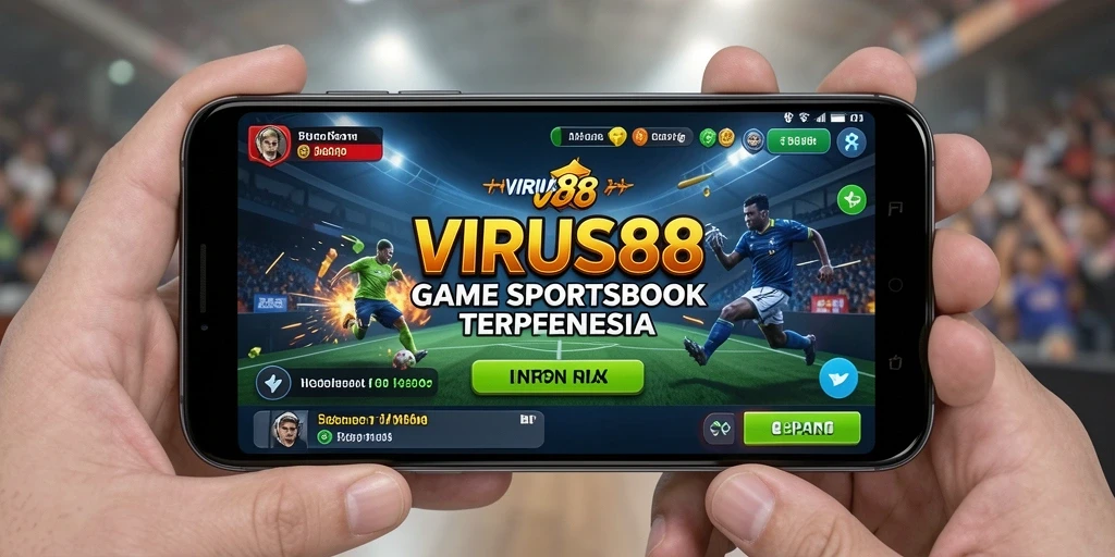 Tampilan antarmuka dan gameplay menarik dari VIRUS88.